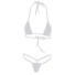 Micro bikini pentru femei P399 alb