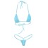 Micro bikini pentru femei P399 albastru deschis