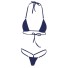 Micro bikini pentru femei P399 albastru inchis