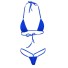 Micro bikini pentru femei P399 albastru