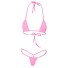 Micro bikini pentru femei P399 roz
