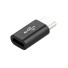 Micro-USB-auf-USB-C-Adapter schwarz