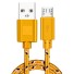 Micro-USB-auf-USB-Ladekabel K451 gelb