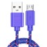 Micro-USB-auf-USB-Ladekabel K451 lila