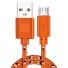 Micro-USB-auf-USB-Ladekabel K451 orange