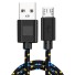 Micro-USB-auf-USB-Ladekabel K451 schwarz