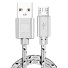 Micro-USB-auf-USB-Ladekabel K451 weiß