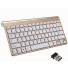 Mini bezdrátová klávesnice K358 zlatá