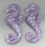 Mini decor pentru caval de mare 10 buc violet