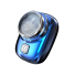 Mini elektrický holiaci strojček 7,3 x 4,6 x 4,7 cm Vodeodolný malý bezdrôtový strojček na holenie Cestovný dobíjací holiaci strojček pre mužov modrá