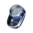 Mini elektrický holiaci strojček s indikátorom nabíjania 7,3 x 4,6 x 4,7 cm Vodeodolný malý bezdrôtový strojček na holenie Cestovný dobíjací holiaci strojček pre mužov s indikáciou batérie svetlo modrá