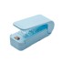 Mini élelmiszer vákuumos lezáró 9 x 3,5 x 3,3 cm-es hordozható élelmiszer-tároló lezáró gép 2 AA elemmel működő hőlezáró élelmiszer-csomagoláshoz kék
