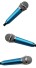 Mini kabelový mikrofon J2570 modrá