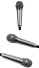 Mini kabelový mikrofon J2570 stříbrná