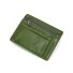Mini kožená cestovná peňaženka zelená