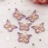 Mini motyl dekoracyjny 10 szt fioletowy