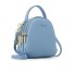 Mini plecak damski E614 niebieski