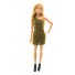 Mini šaty pre Barbie A137 zlatá