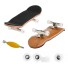Mini skateboard alb