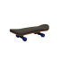 Mini-Skateboard P3749 blau