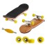 mini skateboard žltá
