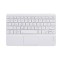 Mini tastatură cu touchpad alb