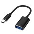 Mini USB 5 tűs - USB 3.0 M / F kábel fekete
