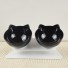 Miski dla kotów ze stojakiem czarny