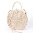 Moderne Damenhandtasche aus Rattan J1671 beige