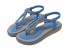 Moderne Damensandalen blau