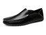 Moderne Herren-Loafer J2657 schwarz