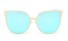 Moderní sluneční brýle Cat Eye J2923 modrá