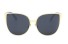 Moderní sluneční brýle Cat Eye J2923 šedá