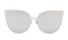 Moderní sluneční brýle Cat Eye J2923 stříbrná