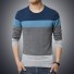 Modny sweter męski J2223 niebieski
