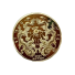 Monedă comemorativă dragon chinezesc 4 x 0,15 cm, de colecție, placată cu aur, monedă de dragon din zodiacul chinezesc, metal, monedă de anul chinezesc al dragonului, cu capac transparent aur