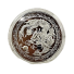 Monedă comemorativă dragon chinezesc Moneda de colecție dragon din zodiacul chinezesc de 4 cm, pictată, placată cu aur, monedă din metal, dragon chinezesc Moneda de anul dragonului cu capac transparent 5