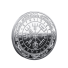 Moneta kolekcjonerska Wikingów Nordic pozłacana pamiątkowa moneta z runami srebrny