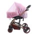 Moskitonetz für Kinderwagen E586 rosa