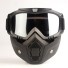 Motorradbrille mit Maske 1