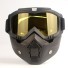 Motorradbrille mit Maske 2