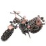 Motorradmodell aus Metall bronze