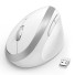 Mouse fără fir H4 ergonomic argint