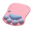 Mouse pad cu suport ergonomic pentru încheietura mâinii K2495 roz