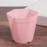 Műanyag virágcserép 10 db rózsaszín