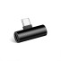 Mufă USB-C la 3,5 mm / adaptor K62 USB-C negru