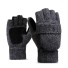 Multifunkčné rukavice 2v1 tmavo sivá