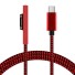 Nabíjací kábel USB-C pre Microsoft Surface Pro 1,8 m červená