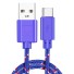 Nabíjecí kabel USB / USB-C K522 fialová