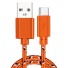 Nabíjecí kabel USB / USB-C K522 oranžová